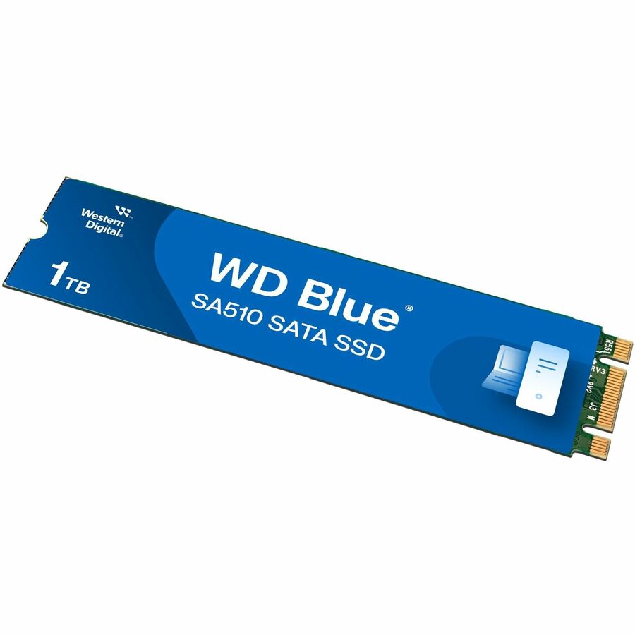 Western Digital Blue SA510 M.2 2280 SATA SSD 1TB - High Performance Internal Drive