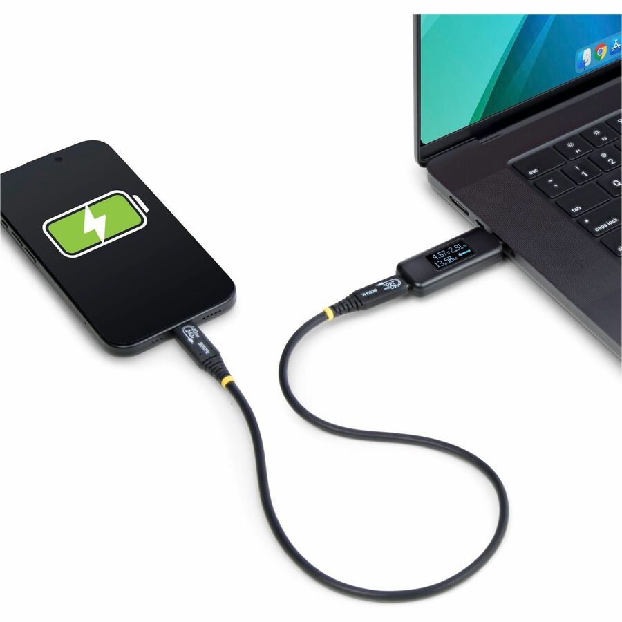 StarTech.com USBC-PWRTESTER USB-C Power Tester with Digital OLED Display