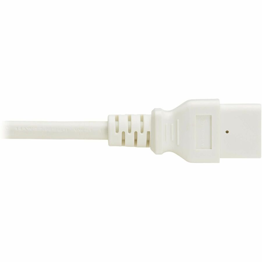 Eaton Tripp Lite Series Power Cord P037-004-AWH - Heavy-Duty 15A C14 to C21 White Power Cable for Network Devices