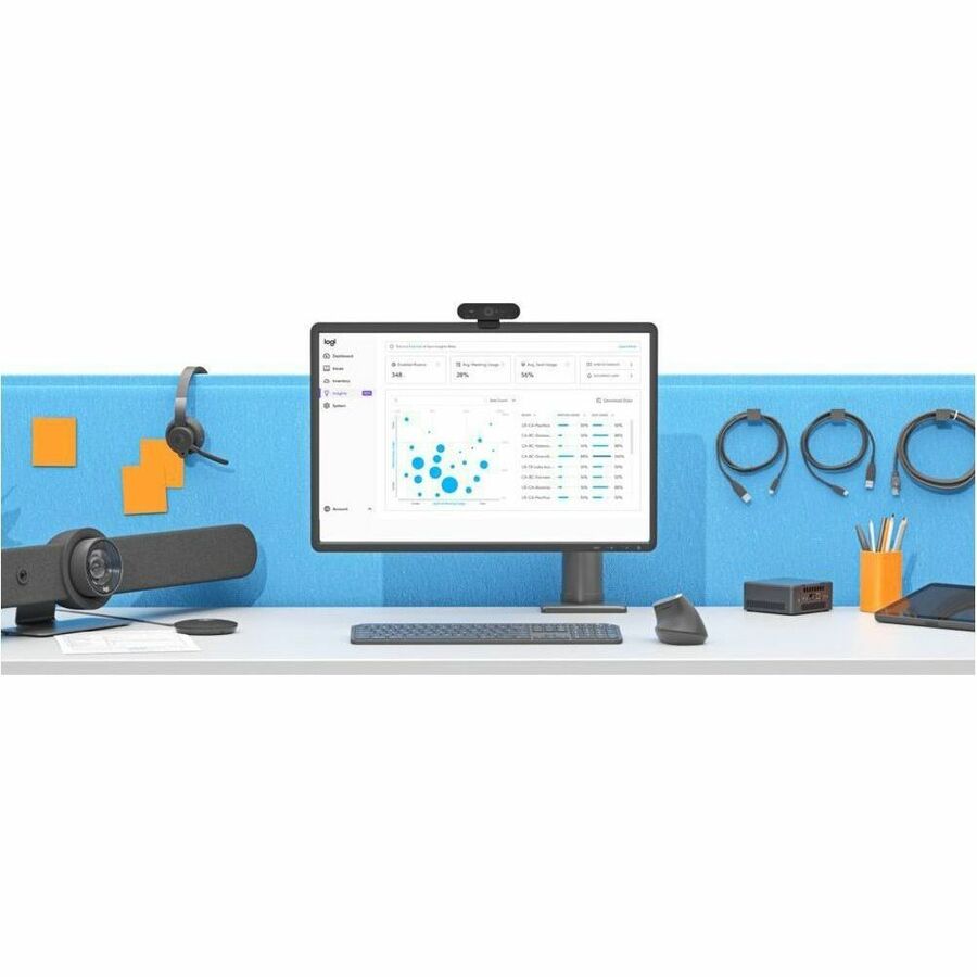 Logitech BASE Microsoft Teams Rooms Bundle with Tap Touch Controller and ASUS NUC Mini PC