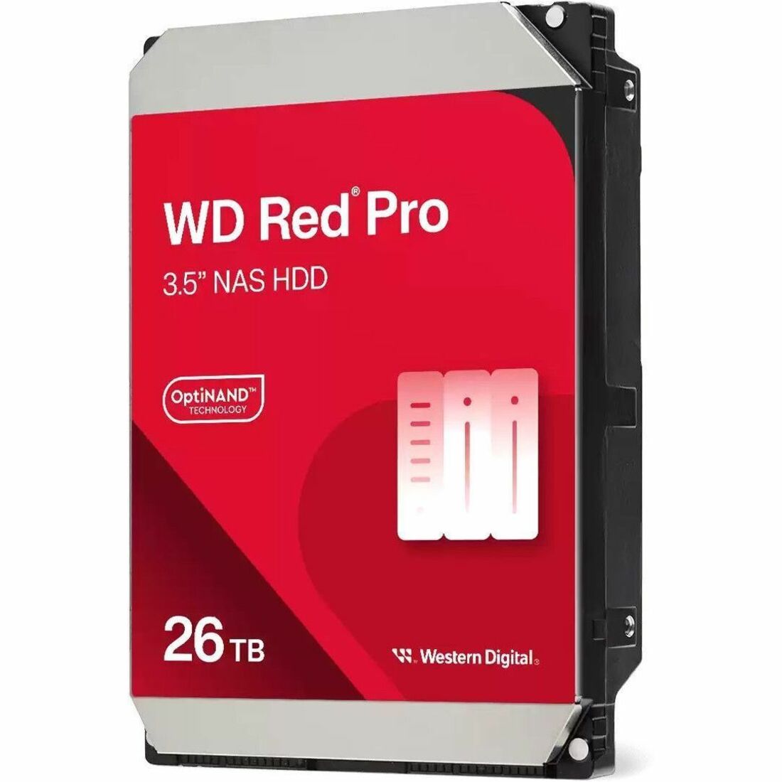 Western Digital Red Pro 26TB Internal Hard Drive - 3.5" NAS Storage Solution