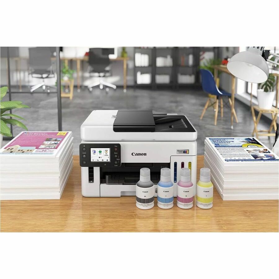 Canon GX6120 MegaTank Inkjet Multifunction Printer with Wireless Connectivity and 6,000-Page Black & White Yield