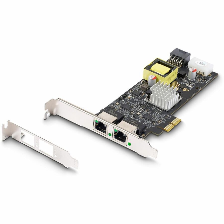 StarTech.com 2-Port 2.5Gbps PCI Express PoE Network Card with Dual Intel I225-V Chips
