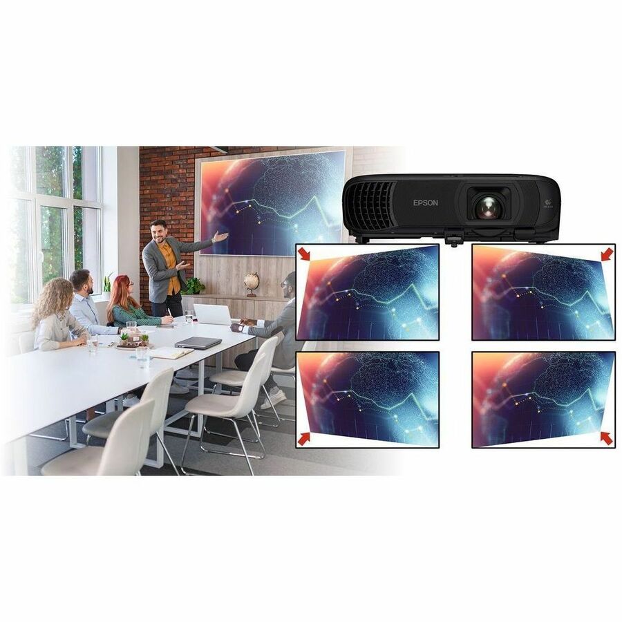 Epson PowerLite 1290 Full HD 1080p Business Projector with Built-in Wireless and 4100 Lumens