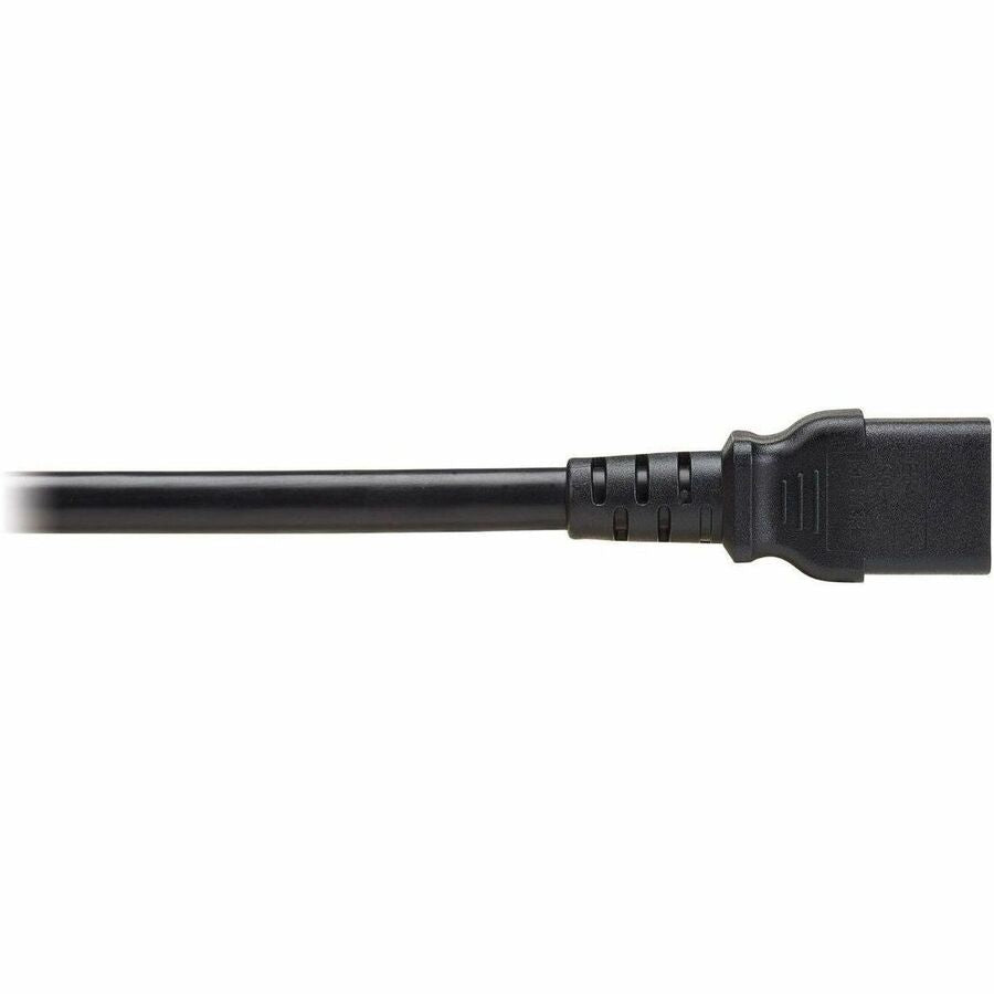 Eaton Tripp Lite Series PDU Power Cord, C13 to P-Lock C14 - Heavy-Duty 15A 230V, 10 ft. Black