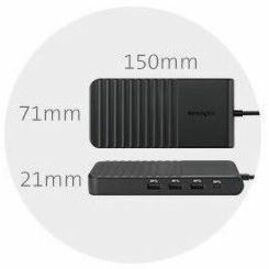 Kensington UH1510P EQ USB-C 5Gbps Triple Video Driverless Mobile Dock for Windows and Mac