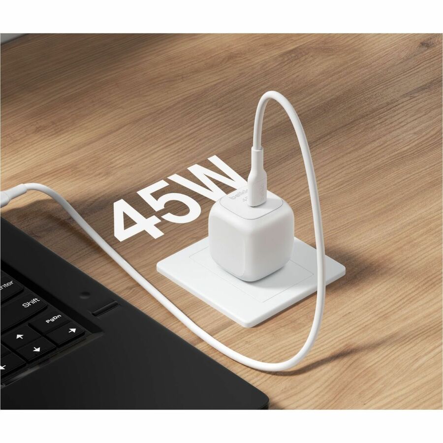 Belkin BoostCharge 45W Compact USB-C Wall Charger - Fast Charging for iPhone, Galaxy, and More