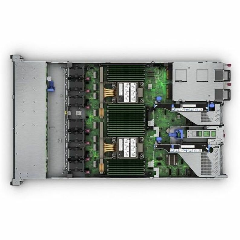 Hewlett Packard Enterprise ProLiant DL360 Gen11 1U Rack Server with Intel Xeon Silver 4510, 64GB DDR5 RAM, 8TB Storage
