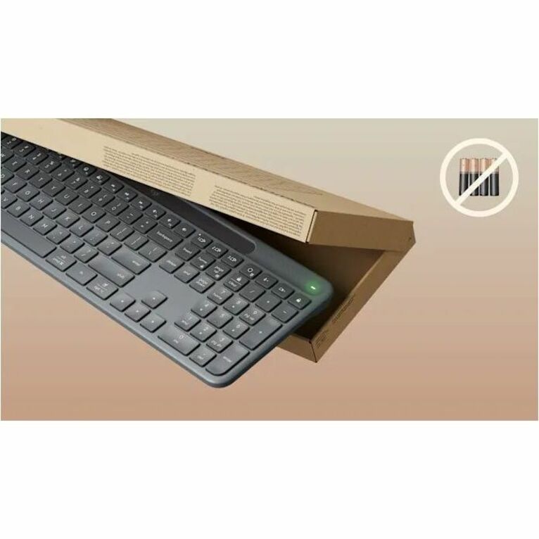 Logitech Signature Slim Solar+ K980 Wireless Keyboard for Business - Graphite
