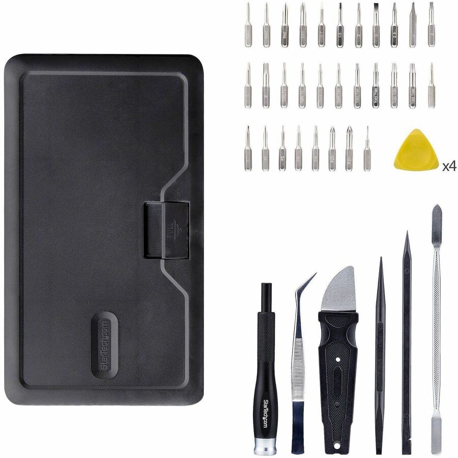 StarTech.com LAPTOP-TOOL-KIT Compact Electronic Repair Toolkit with Precision Bits and Pry Tools