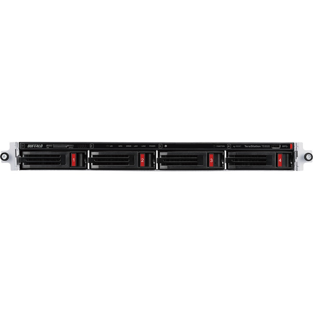 Buffalo TeraStation 3420RN Rackmount 4TB NAS Hard Drives Included (2 x 2TB, 4 Bay)