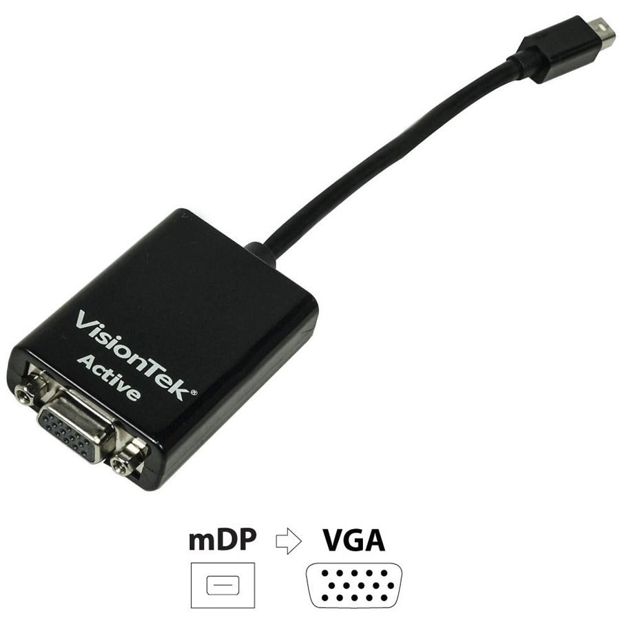 VisionTek Mini DisplayPort to VGA Adapter (M/F)