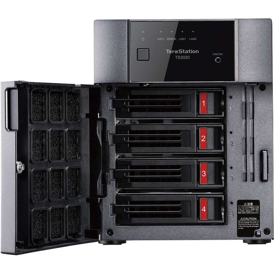 Buffalo TeraStation 3420DN Desktop 4TB NAS Hard Drives Included (2 x 2TB, 4 Bay)