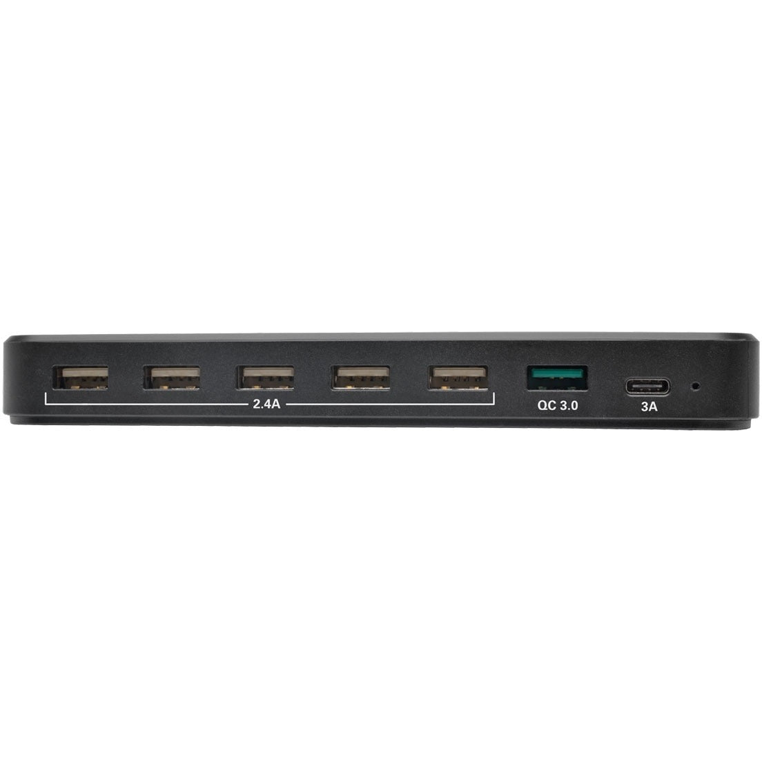 Tripp Lite 7-Port USB Charging Station Hub Quick Charge 3.0, USB-C, Storage