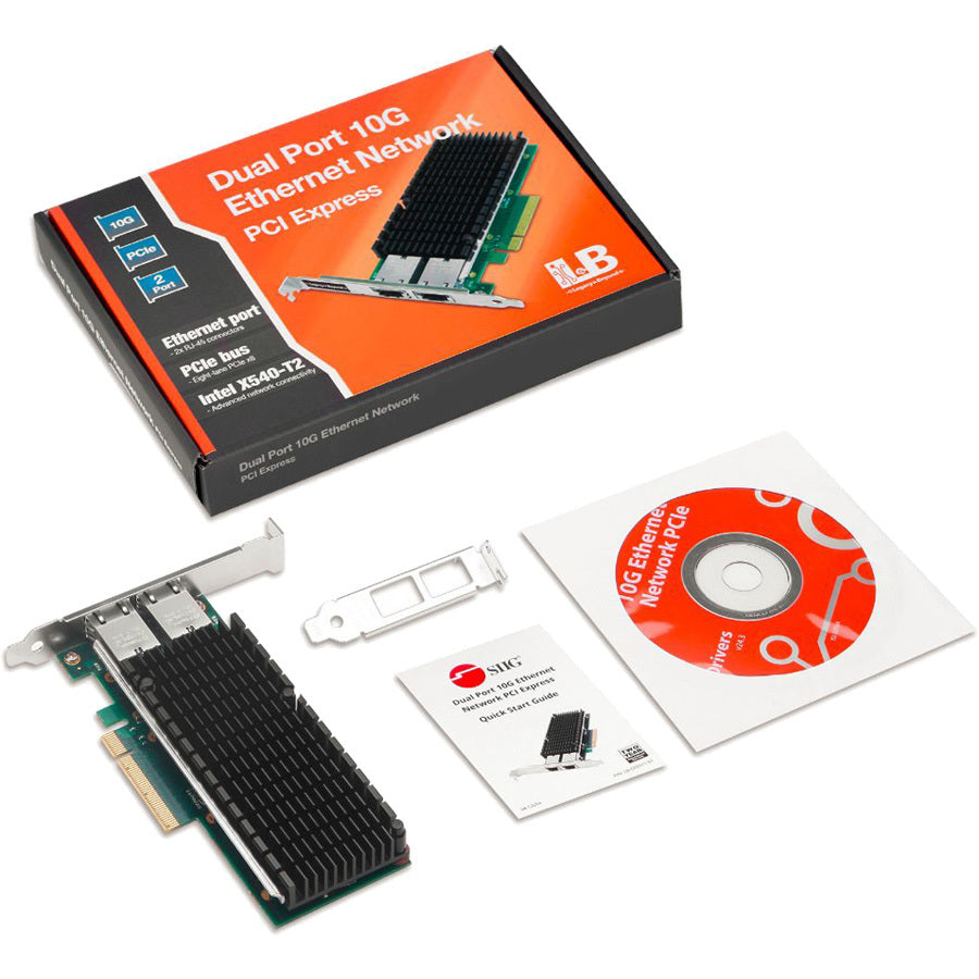 SIIG Dual Port 10G Ethernet Network PCI Express