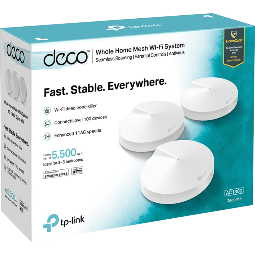 TP-Link Deco M5 Dual Band IEEE 802.11ac 1.27 Gbit/s Wireless Access Point