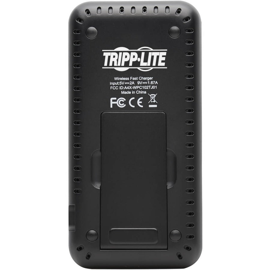 Tripp Lite Wireless Charging Stand - 10W Fast Charging,Apple and Samsung Compatible, Black