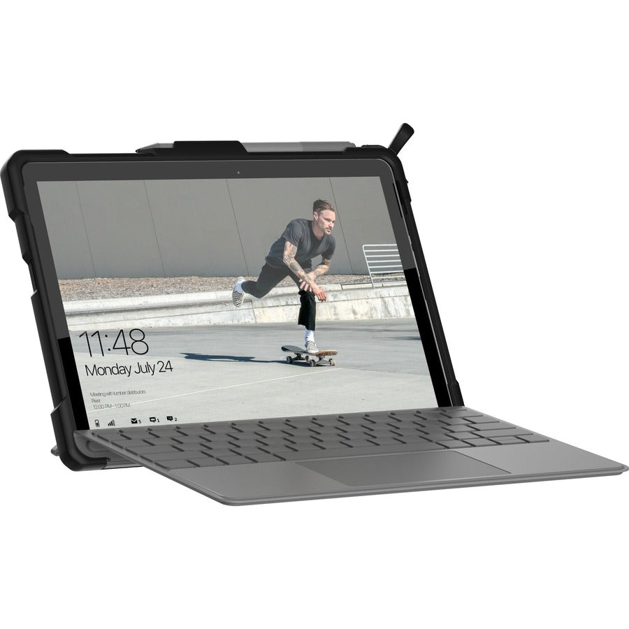 Urban Armor Gear Metropolis Rugged Keyboard/Cover Case Microsoft Surface Go Tablet - Black