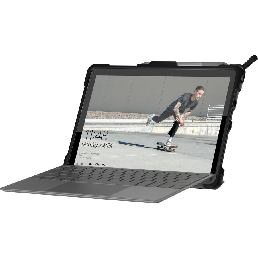 Urban Armor Gear Metropolis Rugged Keyboard/Cover Case Microsoft Surface Go Tablet - Black