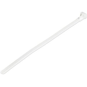 4XEM 250 Pack 6" Cable Ties - White Medium Nylon/Plastic Zip Tie