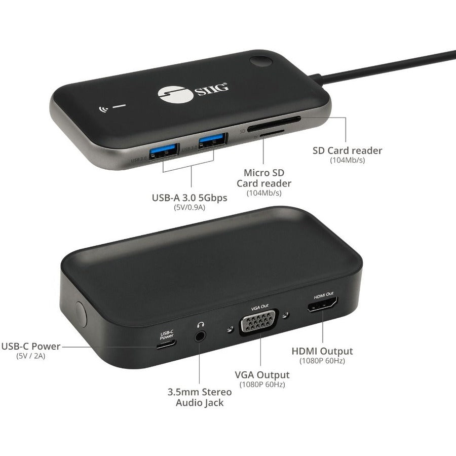 Wireless USB-C Video Hub Extender 1080p - 32Ft
