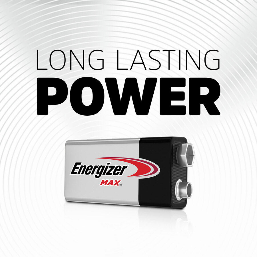Energizer MAX Alkaline 9 Volt Batteries, 1 Pack