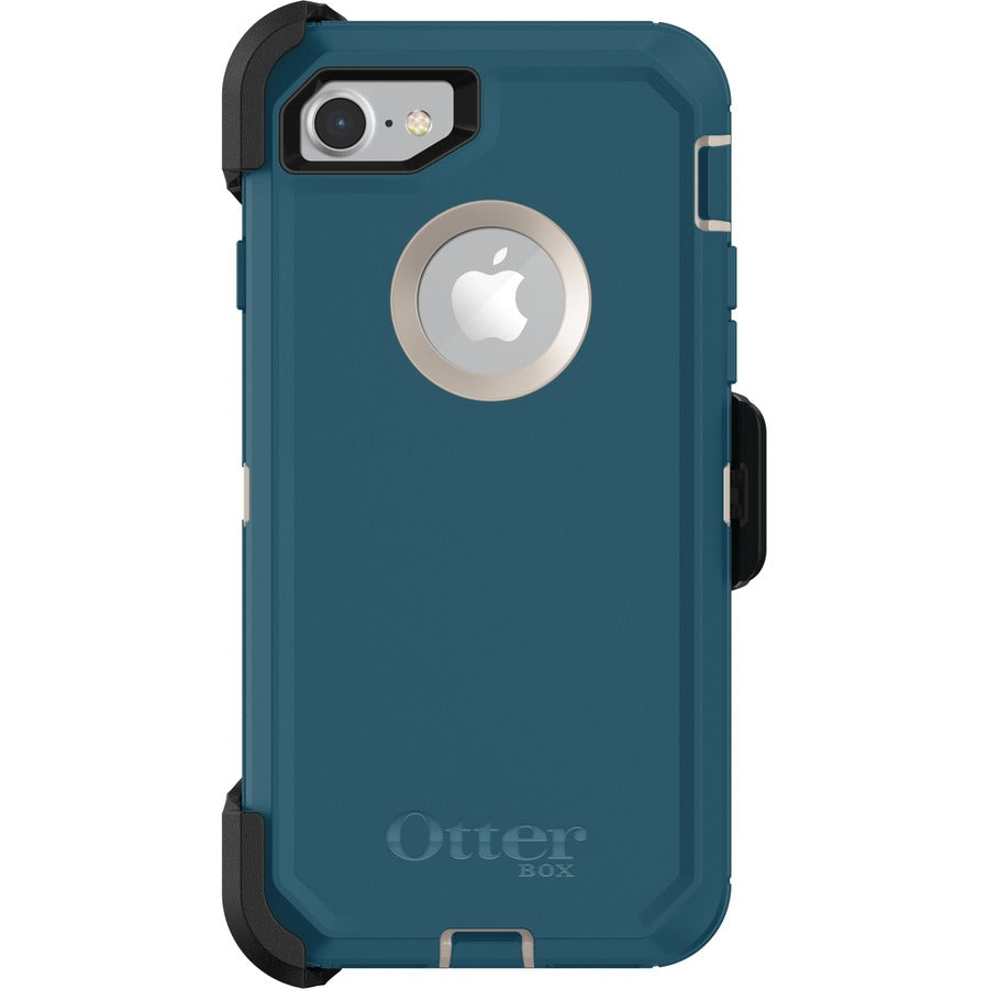 OtterBox Defender Carrying Case (Holster) Apple iPhone 8, iPhone 7 Smartphone - Big Sur