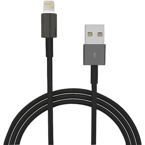 4XEM 6FT 2M Black charging data and sync Cable For Apple iPhone 5 5s 6 6s 6plus 7 7plus