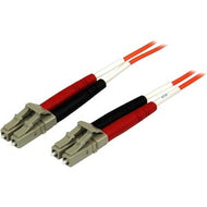 2m Fiber Optic Cable - Multimode Duplex 50/125 - OFNP Plenum - LC/LC - OM2 - LC to LC Fiber Patch Cable