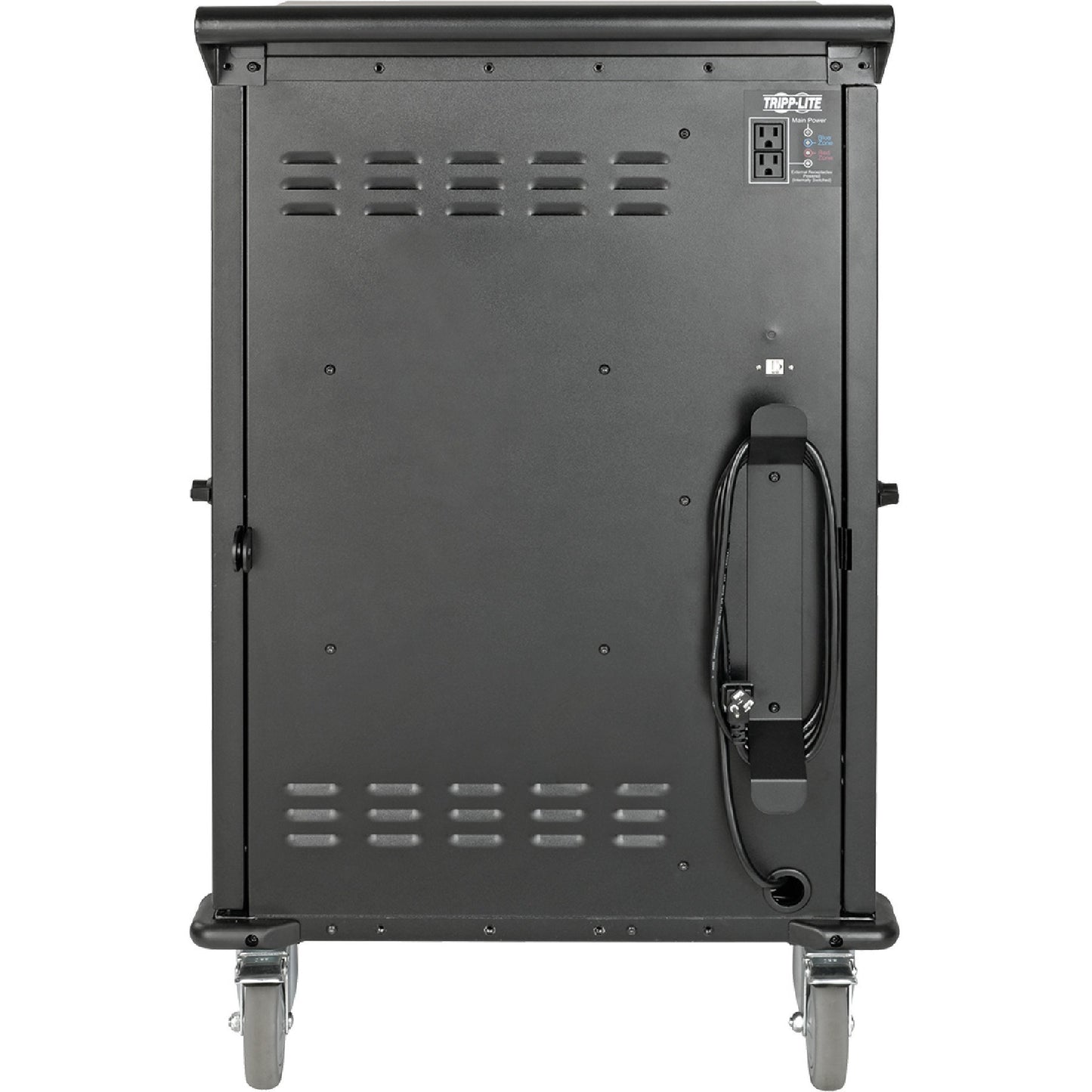 Tripp Lite 45-Port AC Charging Cart Storage Station Chromebook Laptop Tablet Black