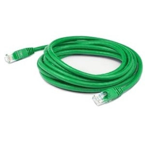 AddOn 35ft RJ-45 (Male) to RJ-45 (Male) Straight Green Cat6 UTP PVC Copper Patch Cable