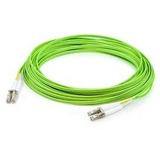 AddOn 4m LC (Male) to LC (Male) Straight Lime Green OM5 Duplex Fiber OFNR (Riser-Rated) Patch Cable