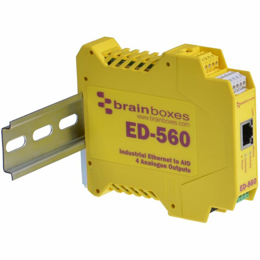 Brainboxes - Ethernet to 4 Analogue Outputs + RS485 Gateway