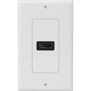4XEM Single Outlet Female High Speed HDMI Wall Plate with 3D support