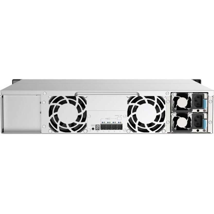 QNAP TL-R1220SEP-RP Drive Enclosure SATA/600 - Mini-SAS HD Host Interface - 2U Rack-mountable