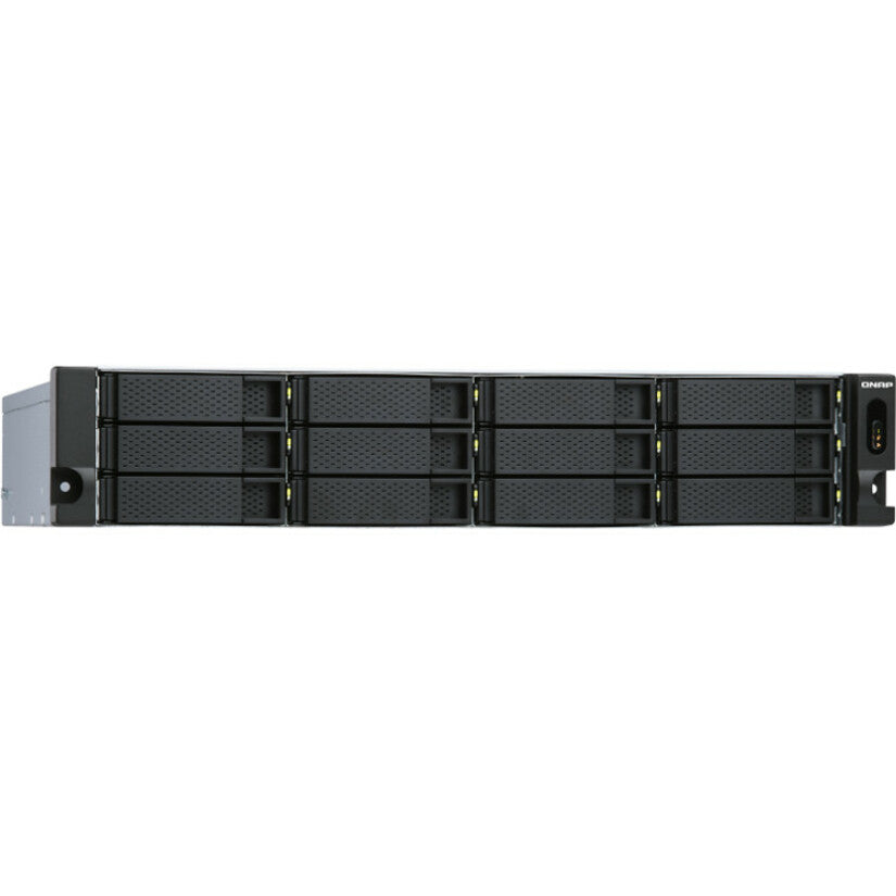 QNAP TL-R1200S-RP Drive Enclosure SATA/600 - Mini-SAS Host Interface - 2U Rack-mountable