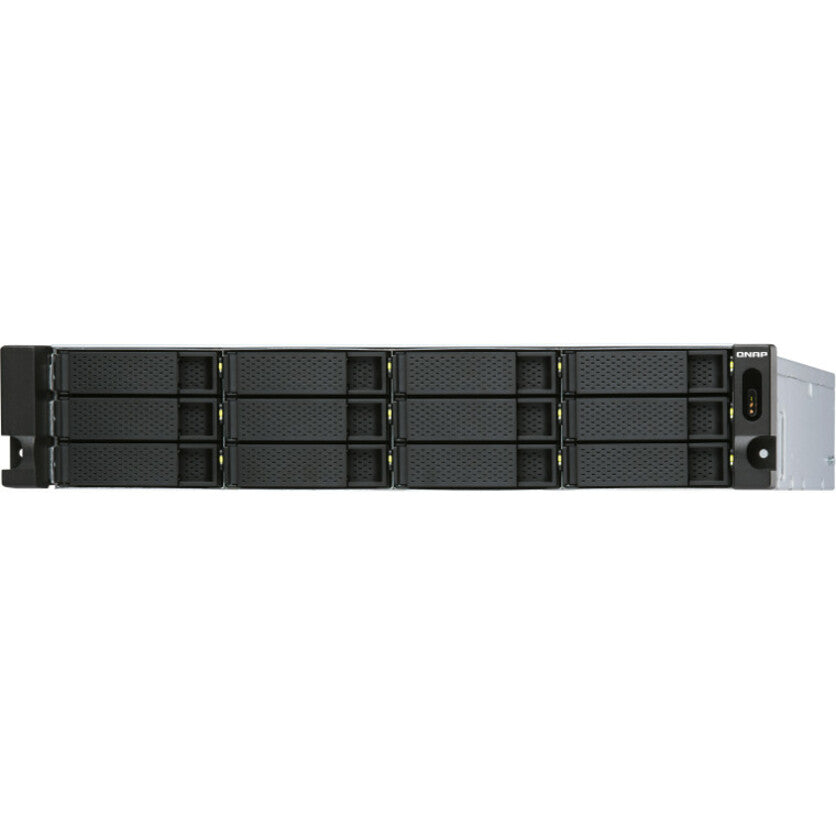 QNAP TL-R1200S-RP Drive Enclosure SATA/600 - Mini-SAS Host Interface - 2U Rack-mountable