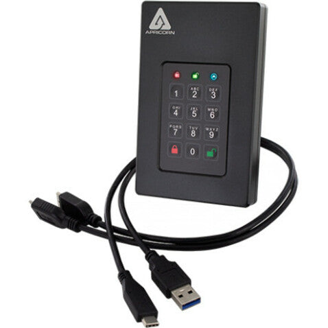 Apricorn Aegis Fortress 1 TB Hard Drive - External