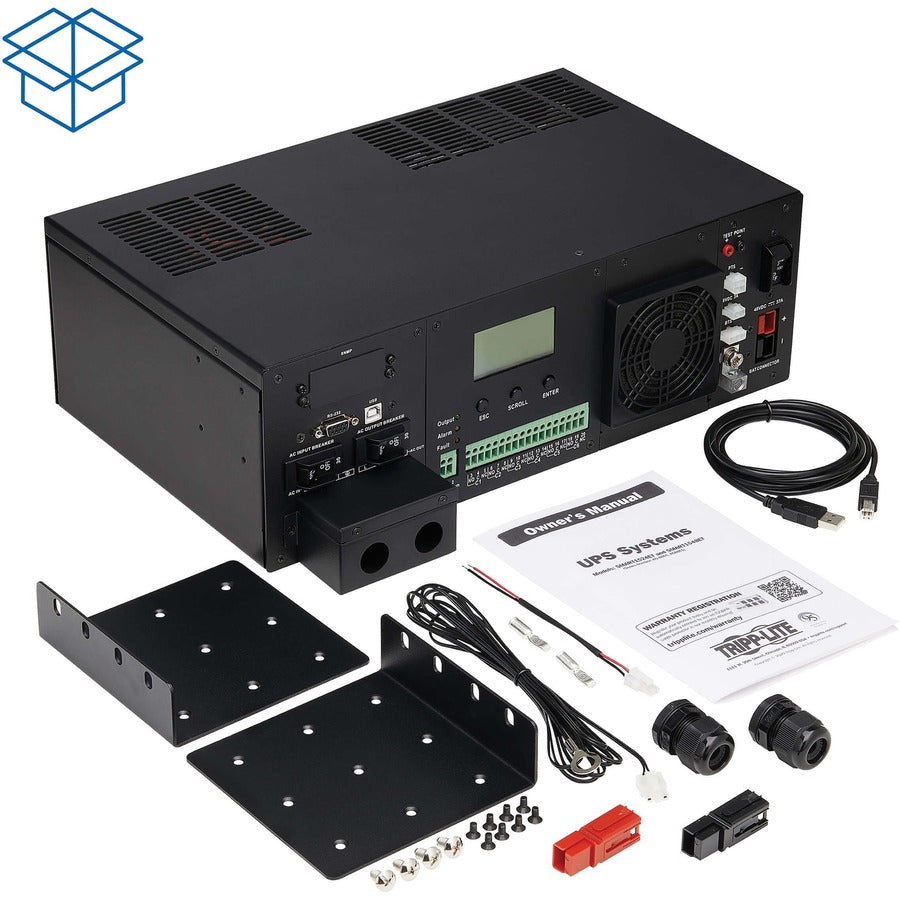 Tripp Lite UPS Smart 1500VA 1200W Extreme Temperature AVR 48VDC LCD USB 3U