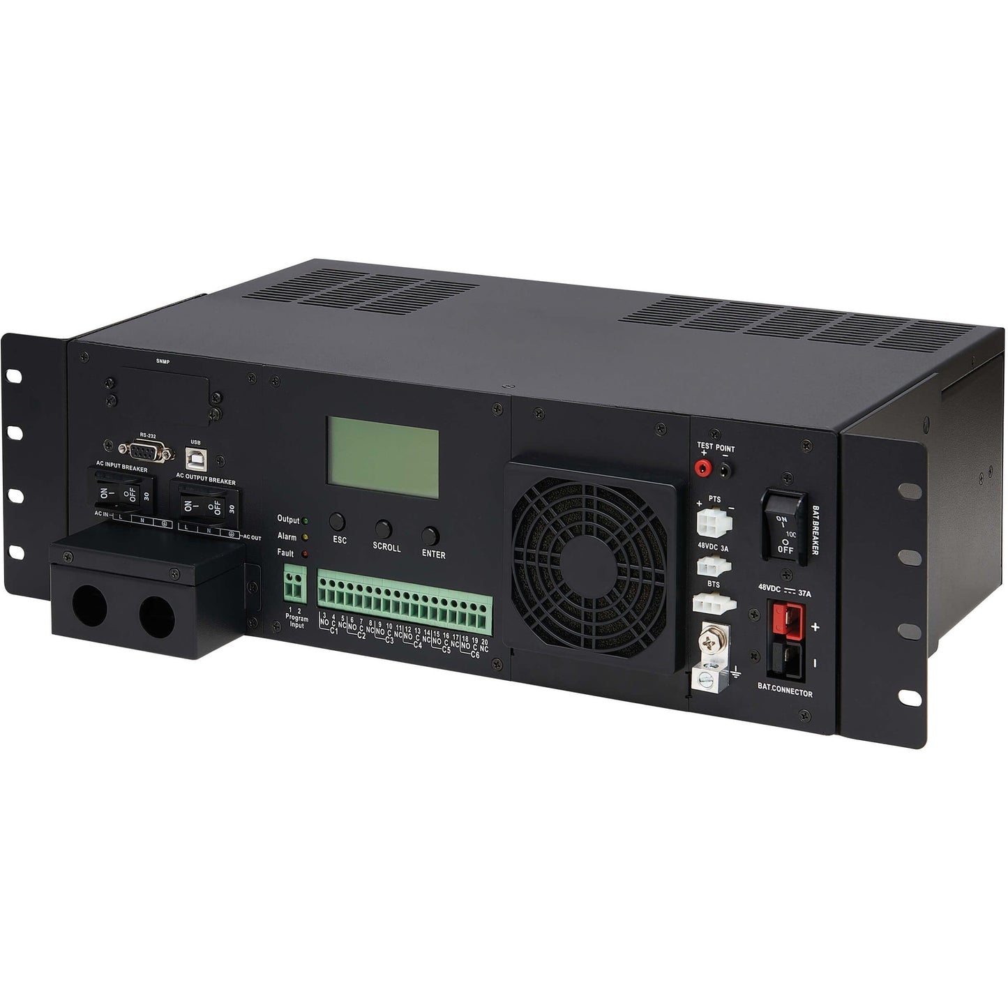 Tripp Lite UPS Smart 1500VA 1200W Extreme Temperature AVR 48VDC LCD USB 3U