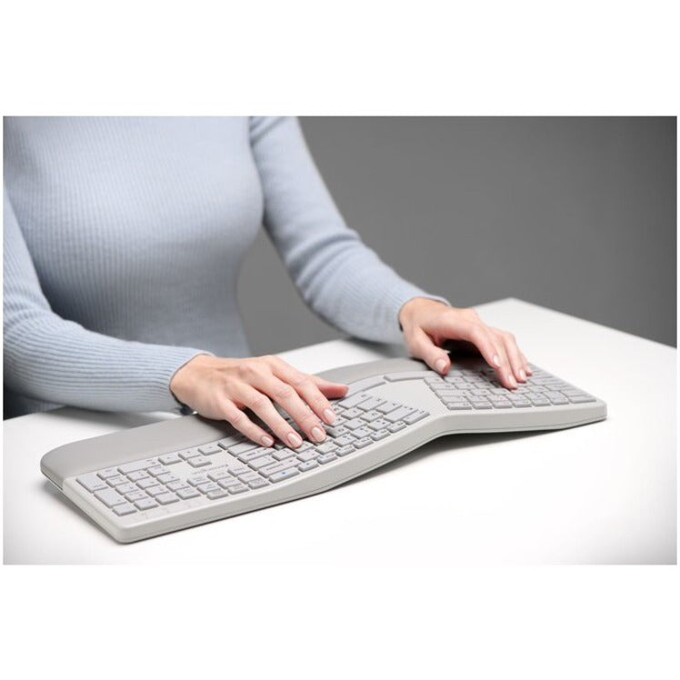 Kensington Pro Fit Ergo Wireless Keyboard and Mouse-Gray
