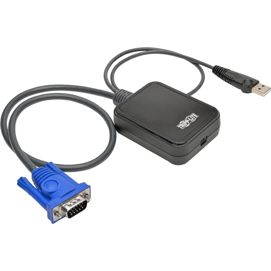 Tripp Lite KVM Console to USB 2.0 Portable Laptop Crash Cart Adapter 1080p