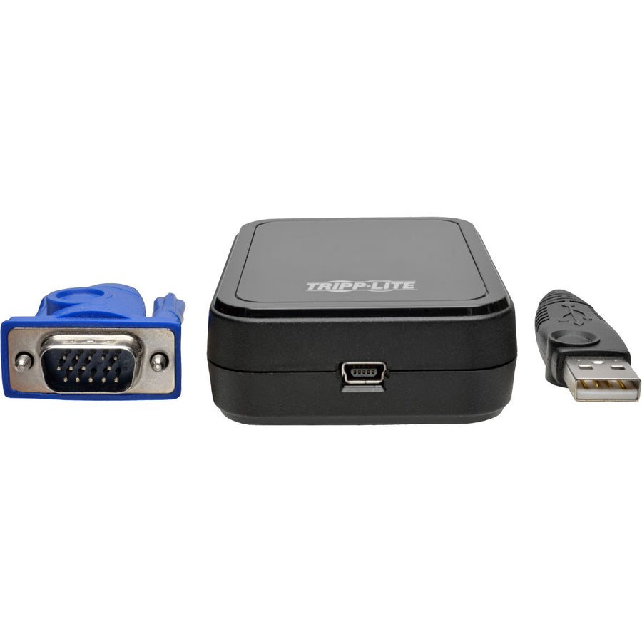 Tripp Lite KVM Console to USB 2.0 Portable Laptop Crash Cart Adapter 1080p