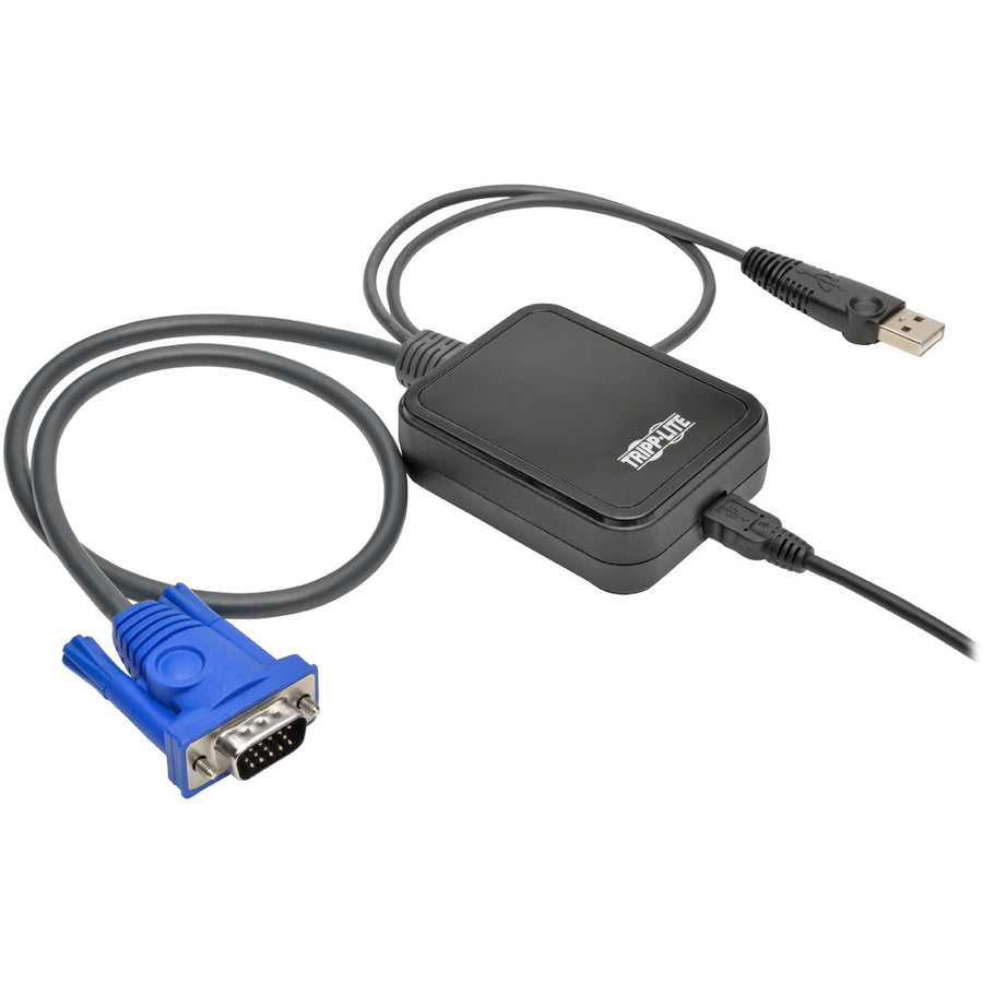 Tripp Lite KVM Console to USB 2.0 Portable Laptop Crash Cart Adapter 1080p