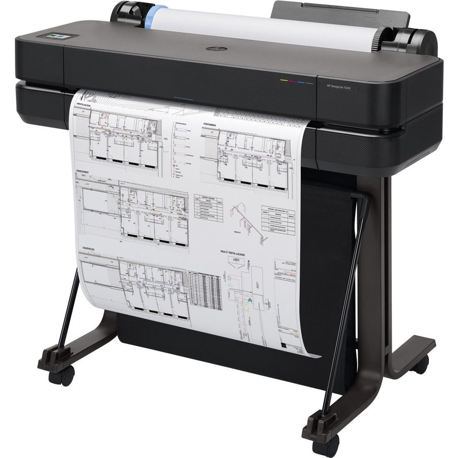 HP Designjet T630 Inkjet Large Format Printer - 24" Print Width - Color