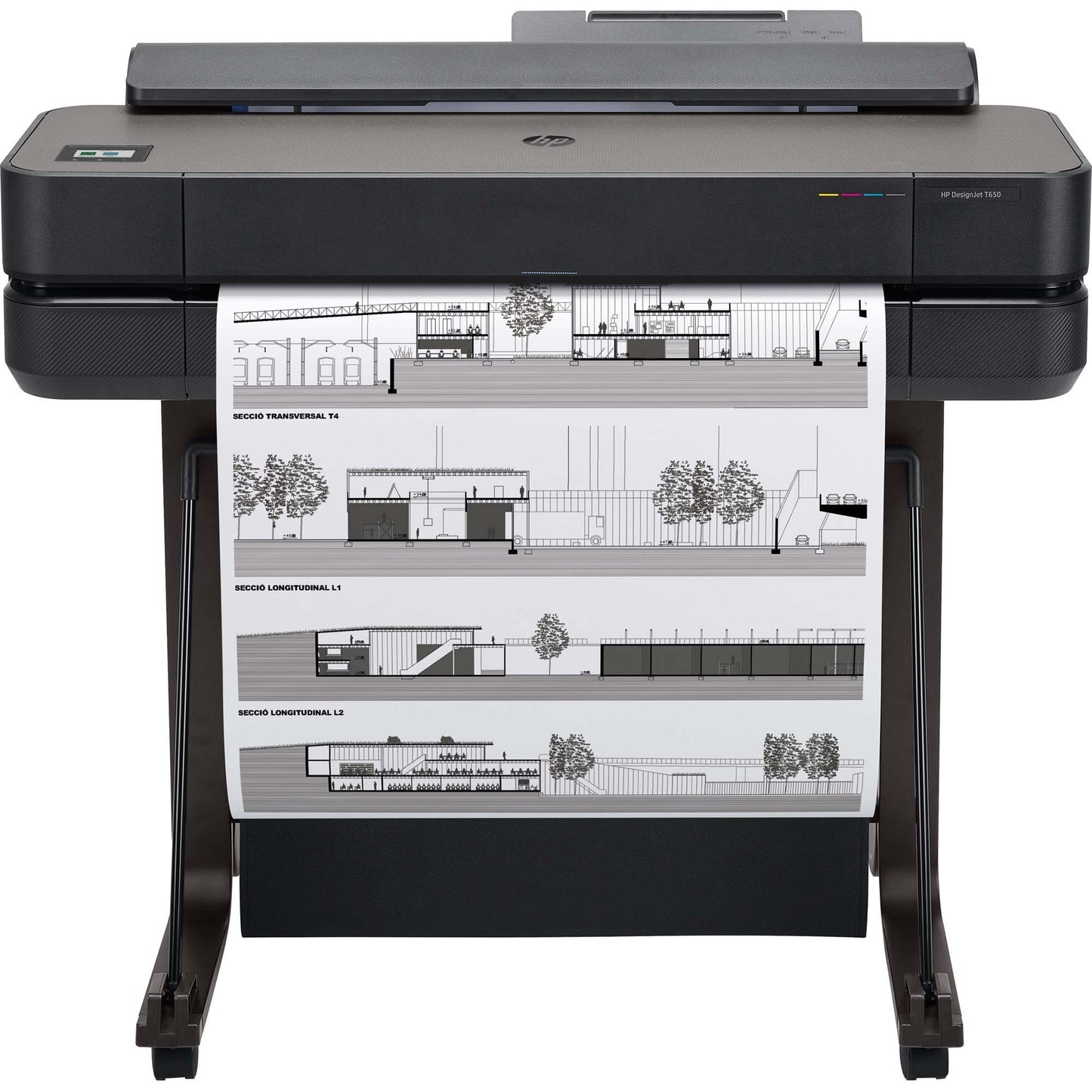 HP Designjet T650 Inkjet Large Format Printer - 24.02" Print Width - Color