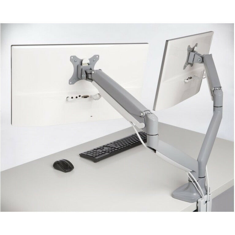 Kensington SmartFit Mounting Arm for Monitor - Silver Gray