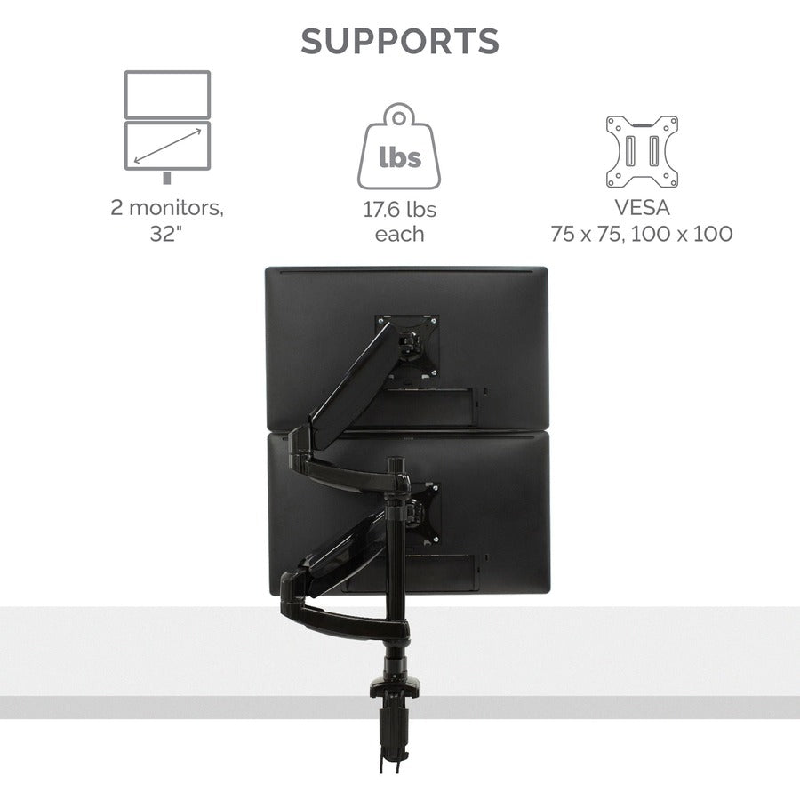 Fellowes Platinum Series Dual Stacking Monitor Arm