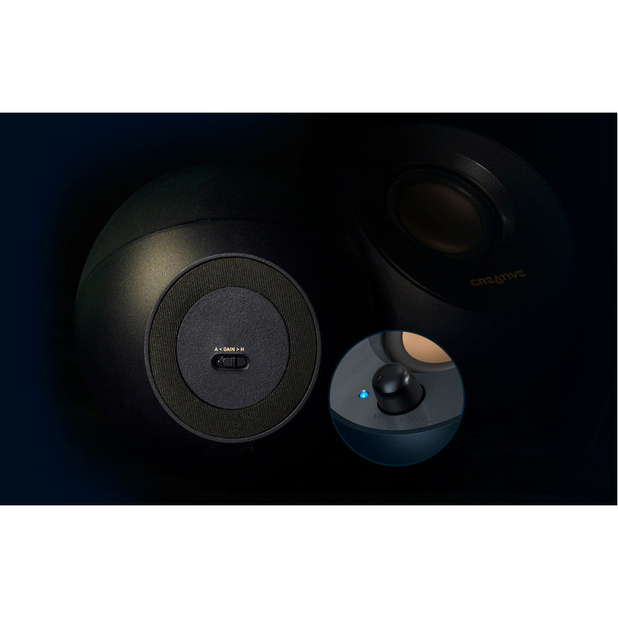 Creative Pebble V2 2.0 Speaker System - 8 W RMS - Black