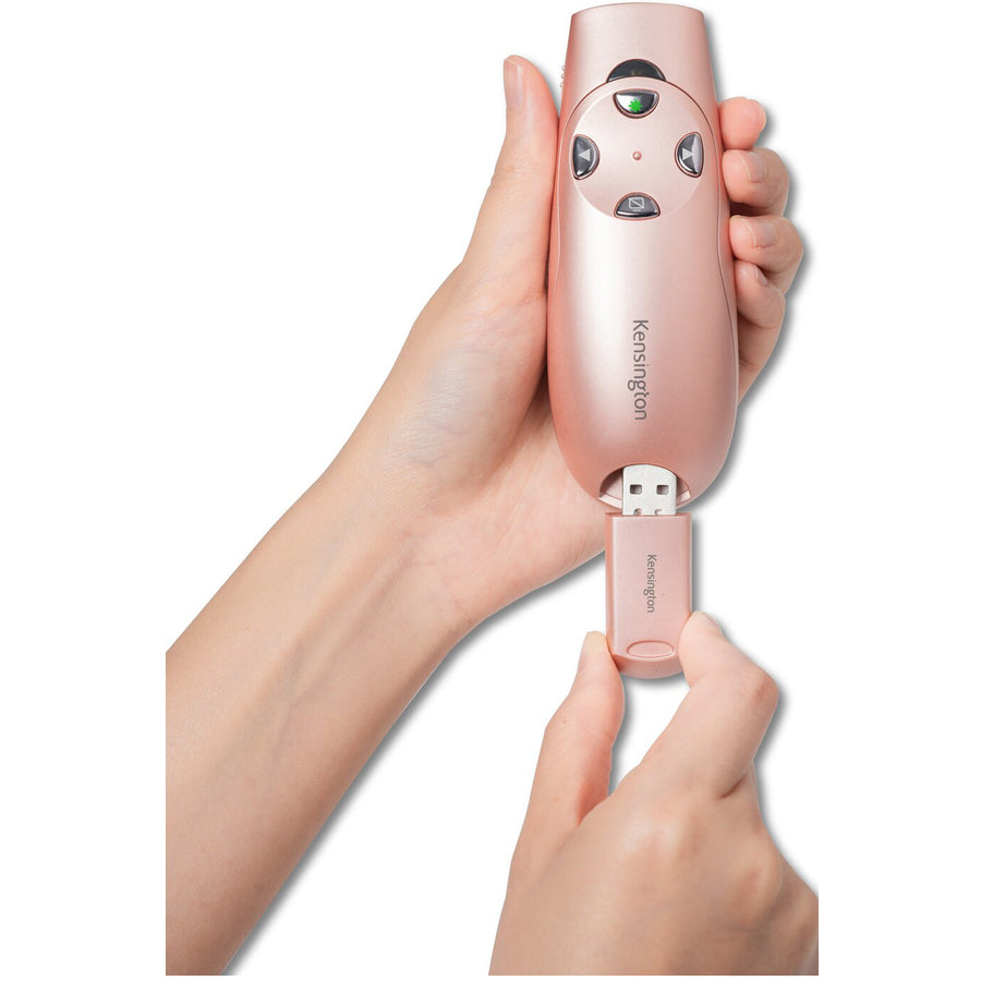 Kensington Presenter Expert Wireless With Green Laser - Rose Gold